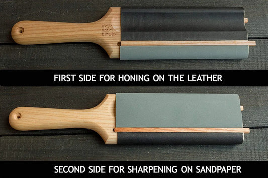 LS5 - Spoon Knives Dual-Sided Paddle Strop