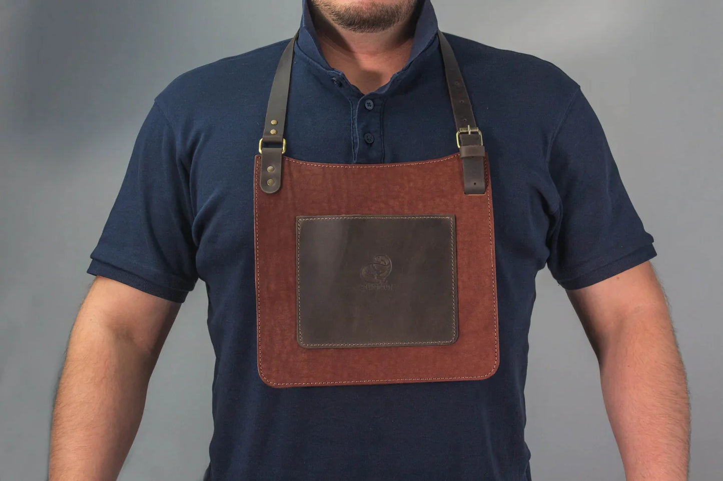 AP5 – Adjustable Leather Carving Bib for Chest Protection