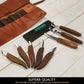 S18X - Deluxe Wood Carving Set With Walnut Handles